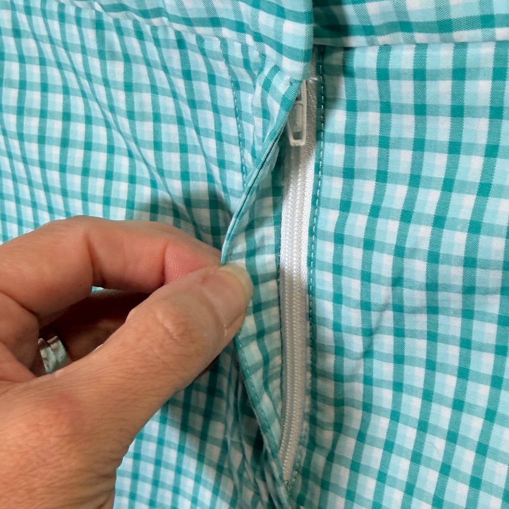 Talbots Heritage Stretch Plaid Short (10) Golf Activewear Cotton Modest Comfort - Picture 5 of 12